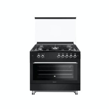 Maxi Gas Cooker 60x90 CM (5) Burners Shine Line Black Matte (FK961MBB)