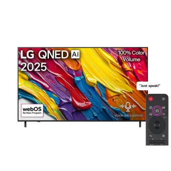 LG TV QNED 75 Inch QNED82A6A 4K Smart TV AI Magic remote webOS25