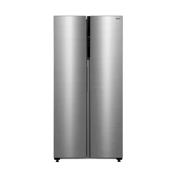Side By Side Refrigerator - 460Ltrs Bru Steel Color MDRS619FGF46