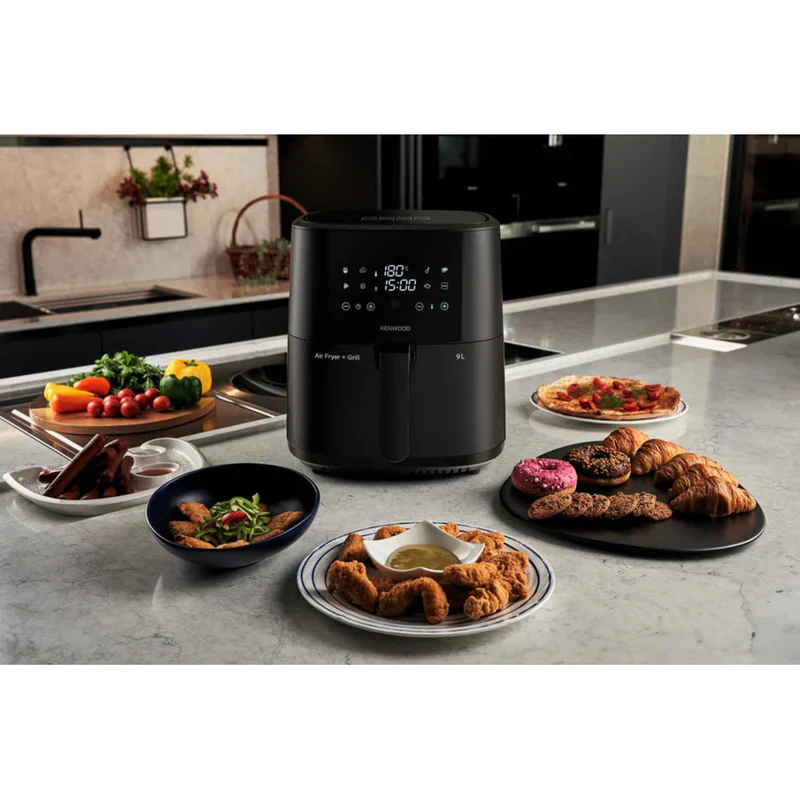 KENWOOD 9 Liters Air Fryer with Grill HFP92 - 000BK GCC