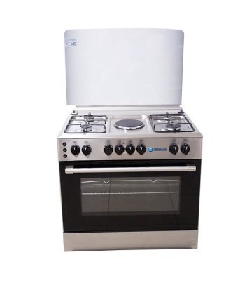90x60cm Standing Cooker, 4 Gas 1 Elect Burners, High Grade S/Steel Top & Panel - D MADAME 904G1E OG-9841 INX