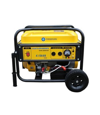 Hustler 4000ES. 3.75kVA/3.0kW. Single phase petrol generator