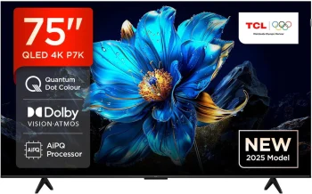 TCL 75 INCHES QLED 4K Ultra HD HDR Google TV 75P7K