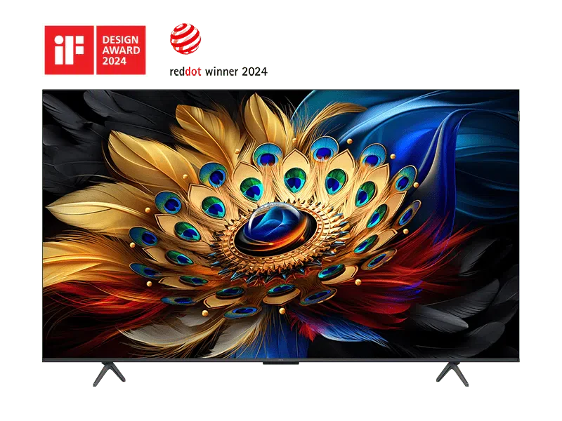 TCL 55 inches 4K Ultra HD Smart QLED Google TV 55C655 (Black)