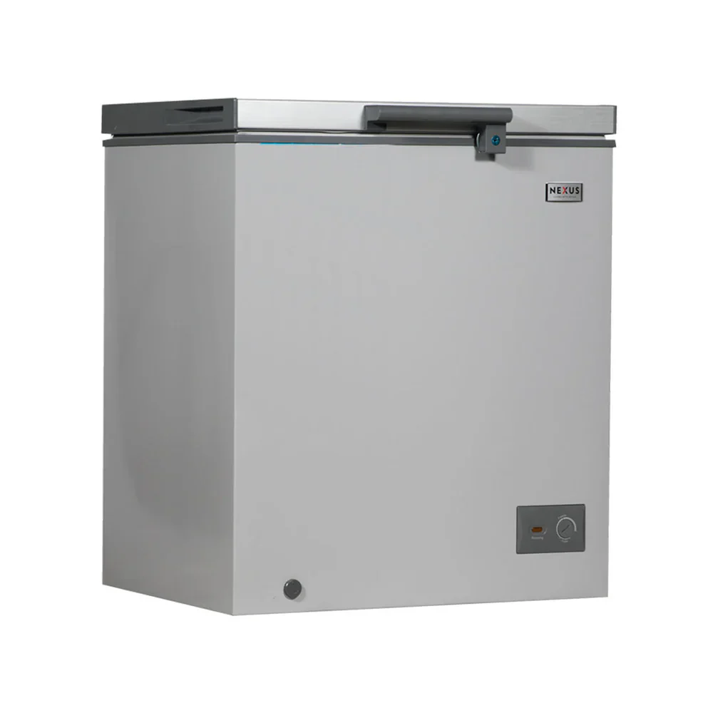 Nexus NX-265HEI 250 Litres Inverter Chest Freezer Metallic Grey